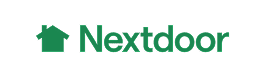 Nextdoor branding with home symbol